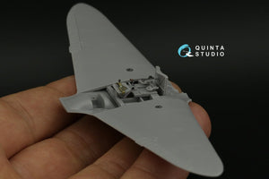 Quinta Studio QD72084 Yak-1B 3D-Printed &amp;amp; coloured Interior on decal paper (Arma Hobby) 1/72 – immagine 2