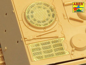 Aber 48A30 Grilles for Sd.Kfz.186 Jagdtiger 1/48 – Bild 5
