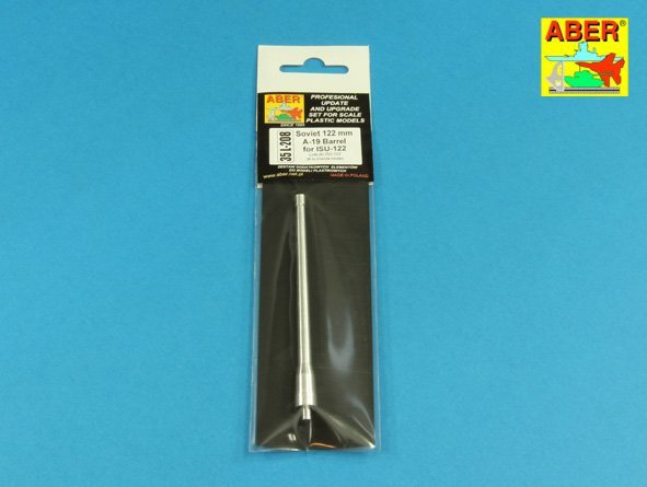 Aber 35L-208 Soviet 122 mm A-19 Barrel for ISU-122 1/35 – imagen 5
