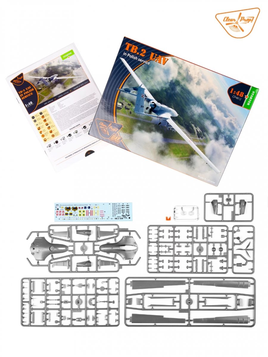 Clear Prop! CP4812 TB.2 UAV in Polish Service STARTER KIT 1/48 – immagine 5