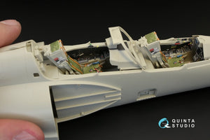 Quinta Studio QD32014 Mirage 2000B-5 (2000-5BGM Mk2) 3D-Printed &amp;amp; coloured Interior on decal paper (for Kitty Hawk kit) 1/32 – imagen 6