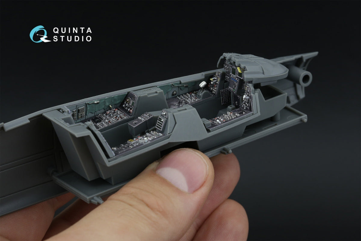 Quinta Studio QD48593 F-14D Super Tomcat 3D-Printed &amp;amp; coloured Interior on decal paper (GWH) 1/48 – Bild 7