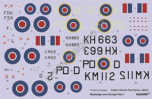 Kagero KD48003 Mustangs over Europe Part 1 Nos. 303 &amp;amp; 309 Squadrons 1/48 – Bild 2