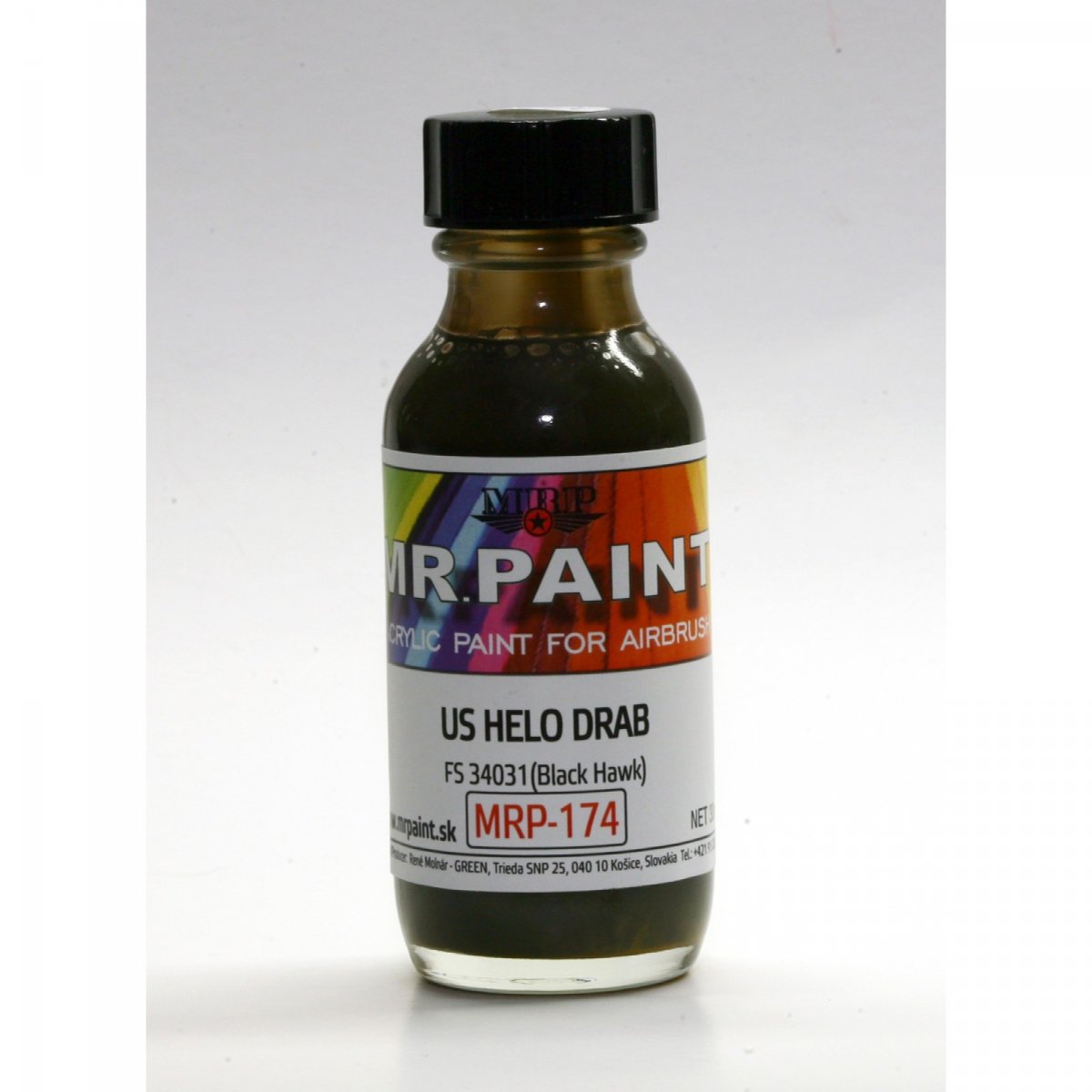MR. Paint MRP-174 US HELO DRAB UH-60 Black Hawk 30ml – imagen 2