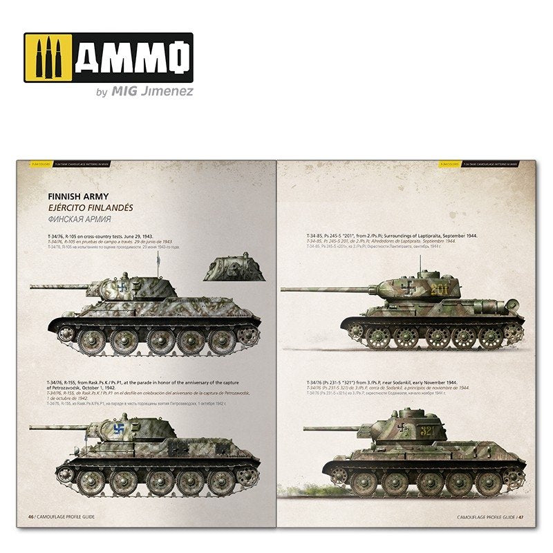 AMMO of Mig Jimenez 6145 T-34 Colors. T-34 Tank Camouflage Patterns in WWII (Multilingual) – Bild 4