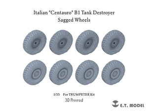 ET Model P35-164 Italian &amp;quot;Centauro&amp;quot; B1 Tank Destroyer Sagged Wheels 1/35