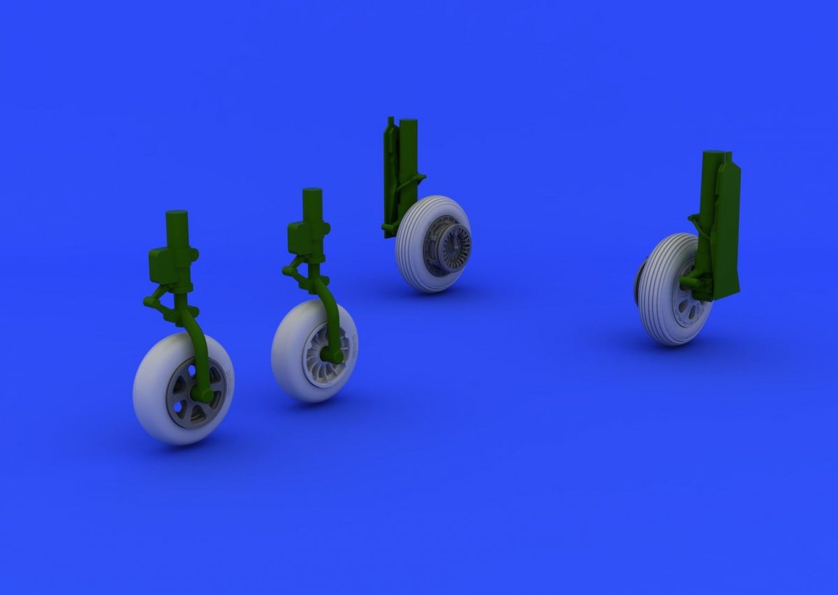 Eduard 648235 F-86F wheels 1/48 (HASEGAWA) – imagen 2