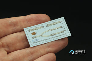 Ceintures de sécurité pour avions de chasse américains de la Seconde Guerre mondiale Quinta Studio QR+32034 (avec boucles métalliques) (Tous les kits) 1/32 – image 4