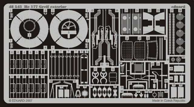 Eduard BIG4881 He 177 GREIF 1/48 CMK / MPM – immagine 6