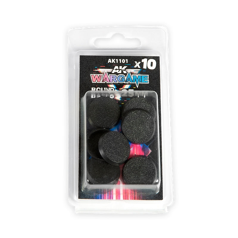 AK Interactive AK1101 ROUND BASE 25MM X10 UNITS – Bild 2
