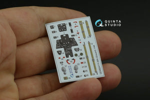 Quinta Studio QD48247 P-39 3D-Printed &amp;amp; coloured Interior on decal paper ( Eduard ) 1/48 – imagen 11