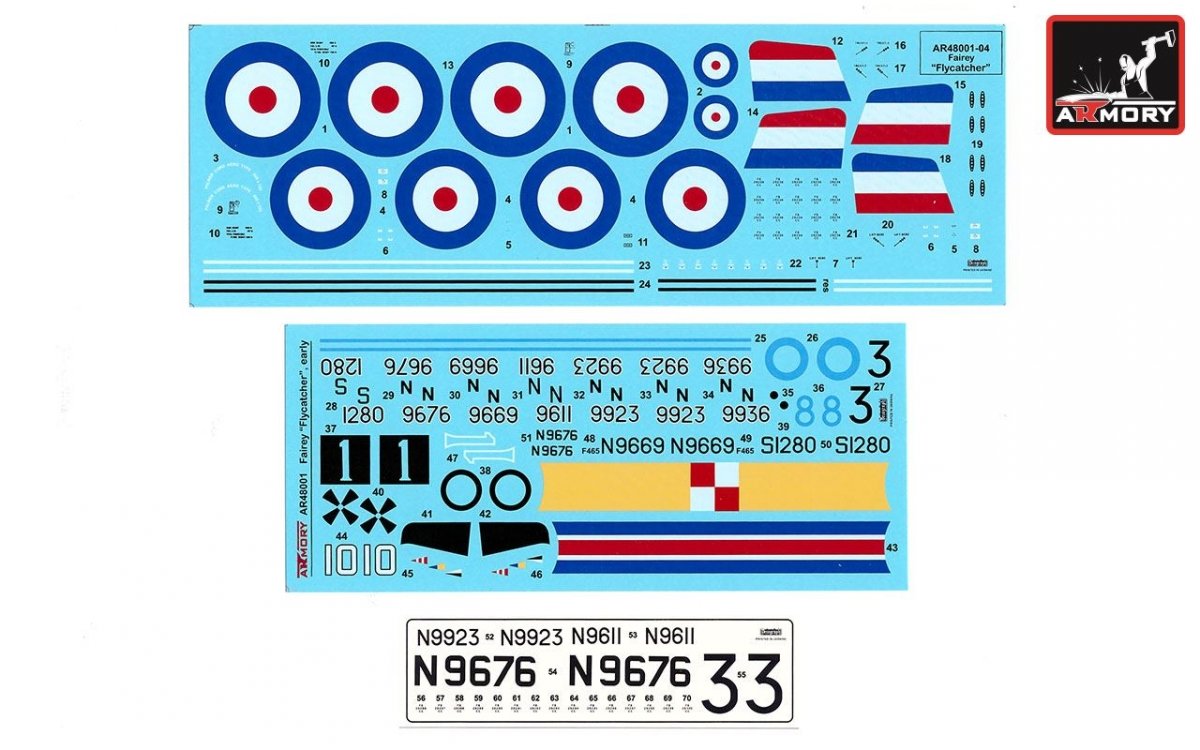 Armory Models 48001 Fairey Flycatcher British interwar FAA Fighter, early version, w/ Jaguar-III engine 1/48 – Bild 16