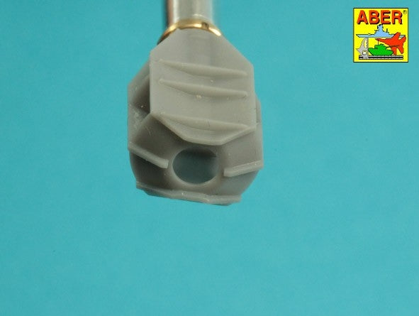 Aber 35L-120 105mm D1504 L/44 barrel with muzzle brake for Israeli Sherman M51 1/35 – image 6