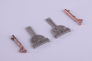 Eduard 648308 Bf 109F undercarriage legs BRONZE EDUARD 1/48 – Bild 5