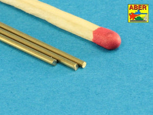 Aber BR12 Brass round rods Ø 1,2mm length 250mm x 3 pcs. – Bild 4