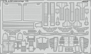 Eduard 72739 B-24H undercarriage AIRFIX 1/72
