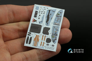 Quinta Studio QD48249 Su-25 3D-Printed &amp;amp; coloured Interior on decal paper (Zvezda) 1/48 – immagine 9