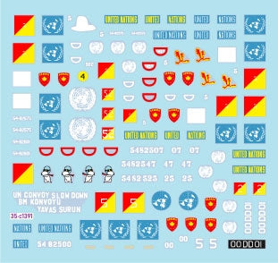Star Decals 35-C1391 Ferrets in Cyprus # 2. Canadian UNFICYP Ferret Mk 1 and Mk 2 1/35 – zdjęcie 2