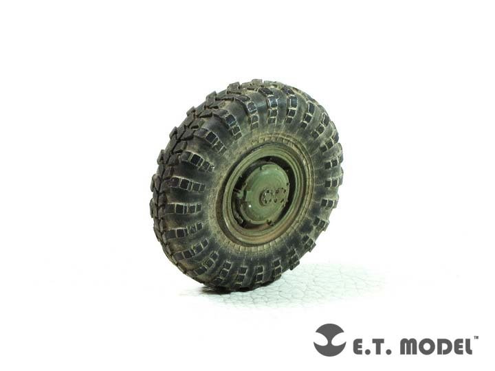 E.T. Model ER35-067 Russian GAZ39371 High-Mobility Multipurpose Military Vehicle Weighted Road Wheels For TRUMPETER 05594 1/35 – zdjęcie 2