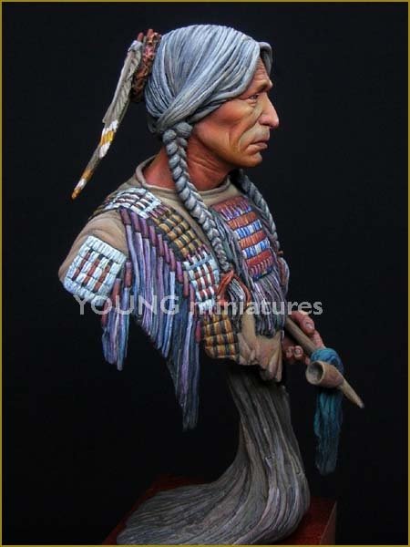 Figurine miniature Young Miniatures YH1818 Indien Sioux 1/10 – image 6