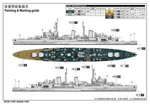 Trumpeter 06702 HMS Belfast 1959 1/700 – imagen 3