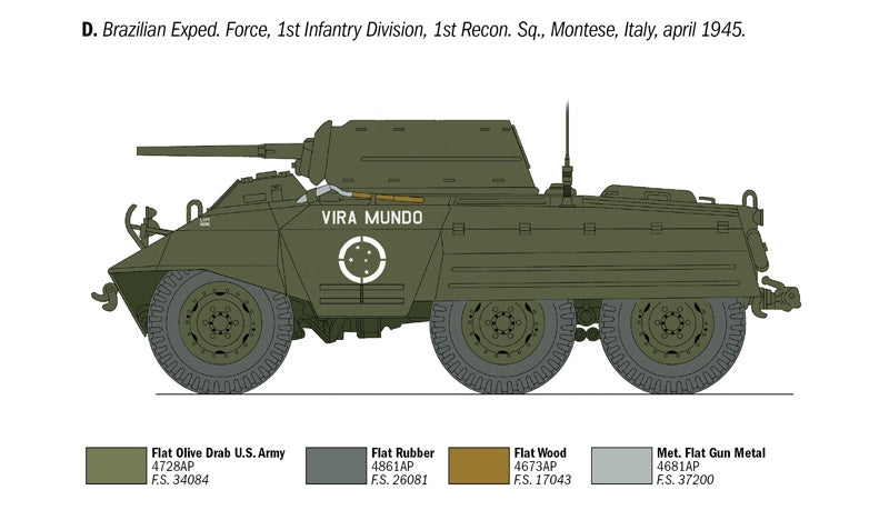 Italeri 6364 M8 Greyhound 1/35 – imagen 6