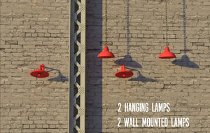 RT-Diorama 35653 3D Resin Print: Industrial Lamps 1/35 – immagine 2
