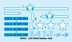 I Love Kit 63519 M3A5 Medium Tank 1/35 – zdjęcie 5