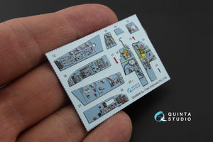 Quinta Studio QD48056 Su-17M4/22M4 3D-Printed coloured Interior on decal paper (for KittyHawk kit) 1/48 – imagen 6