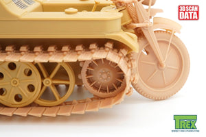 T-Rex Studio TR85060 Kettenkaraftrad Winterkette w/Sprockets, Wheels Type 2 1/35 – Bild 2
