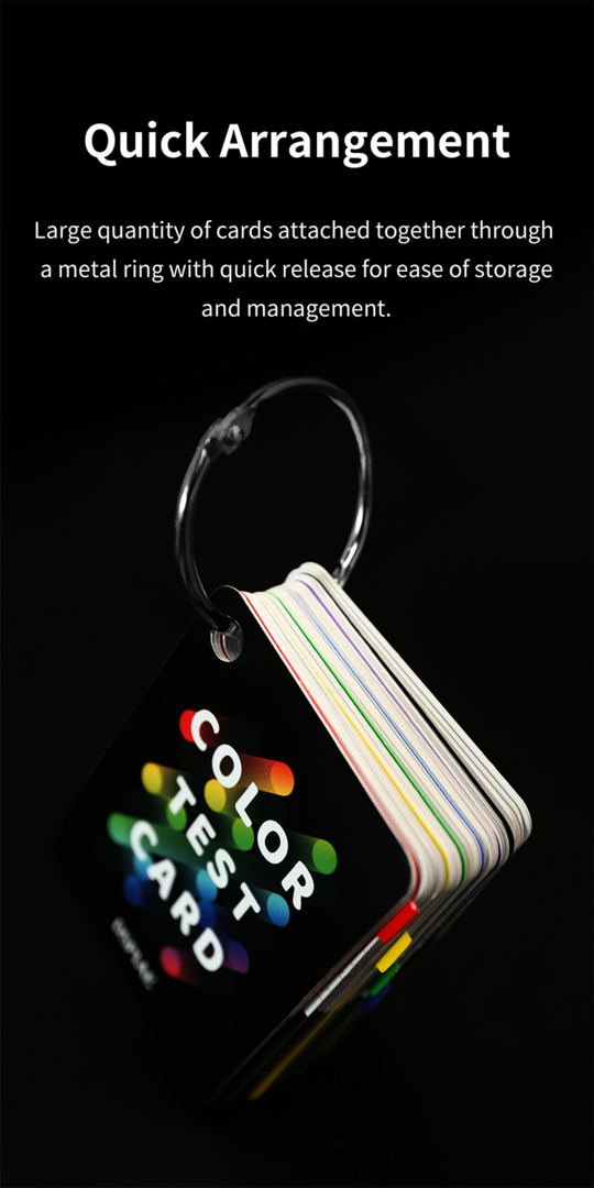DSPIAE CC-01 Color Test Card Keychain Model Tool – imagen 5