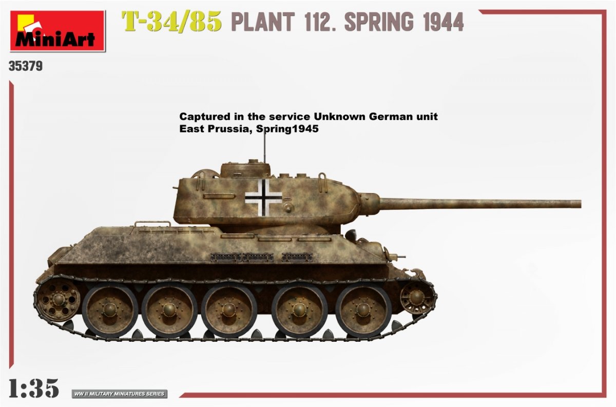 MiniArt 35379 T-34/85 PLANT 112. SPRING 1944 1/35 – imagen 10