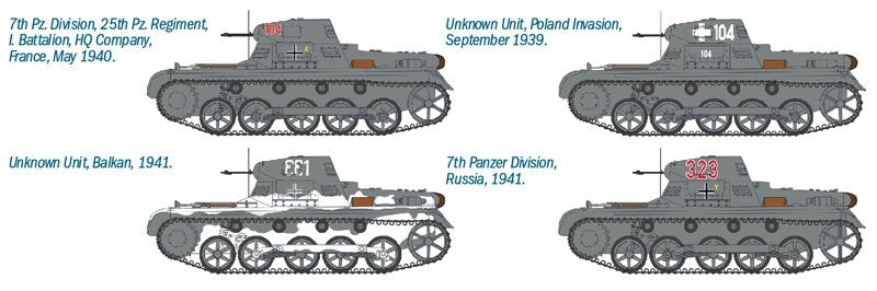 Italeri 6523 Pz. Kpfw. I Ausf. B 1/35 – imagen 6