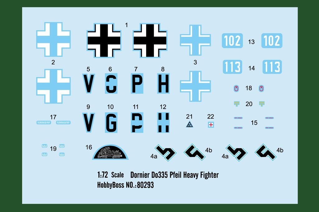 Hobby Boss 80293 Dornier Do335 Pfeil Heavy Fighter 1/72 – immagine 2