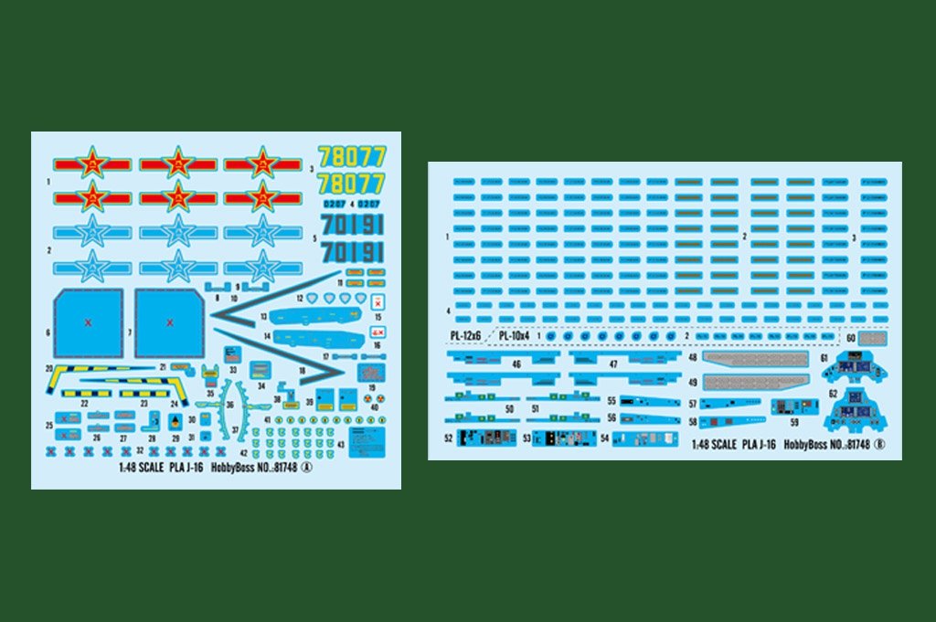 Hobby Boss 81748 PLA J-16 1/48 – Bild 4