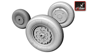 Armory Models AW48007 Sukhoj Su-7BKL wheels 1/48 – Bild 4