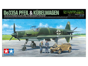 Tamiya 25206 Dornier Do335A Pfeil &amp;amp; Kubelwagen Type 82 Set 1/48 – immagine 2