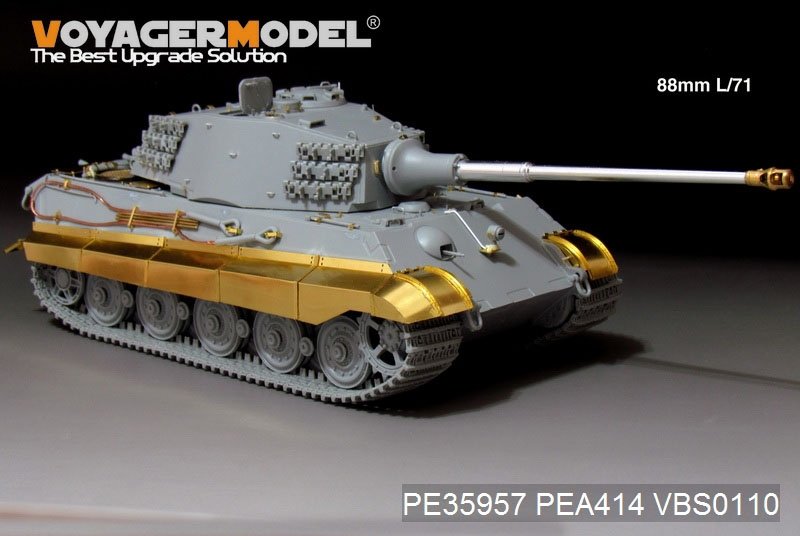 Voyager Model PE35957 WWII German King Tiger (Hensehel Turret) For HOBBYBOSS 84533 1/35 – imagen 16