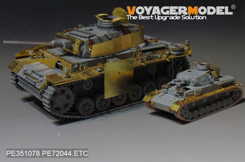 Voyager Model PE72044 WWII German Pz.Kpfw.IV Ausf.F1 for DRAGON 7231 1/72 – immagine 14