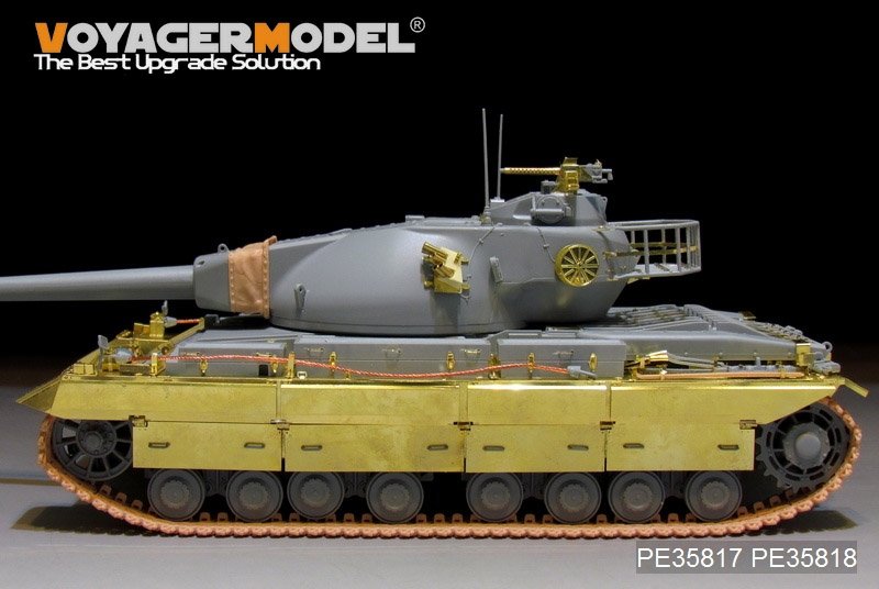Voyager Model PEA386 British Conqueror MK.II Heavy Tank MK2 Track covers (For DRAGON 3555) 1/35 – imagen 4