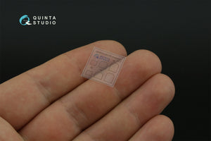 Intérieur coloré imprimé en 3D sur papier décalcomanie (Academy) pour Quinta Studio QD+35121 AH-1W (avec pièces en résine imprimées en 3D) à l&amp;#39;échelle 1/35 – image 7