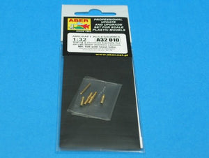 Aber A32010 Set of 2 barrels for German aircraft 30mm machine cannons MK 108 with blast tube 1/32 – imagen 7