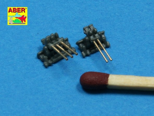 Aber 350L-23 Ensemble de 20 canons antiaériens de type 96 de 25 mm pour navires japonais (1/350) – image 6