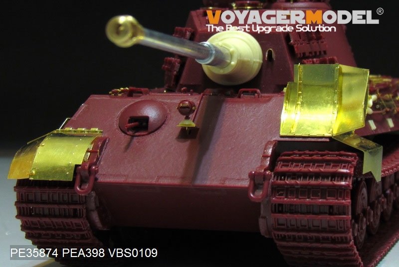 Voyager Model PEA398 WWII German King Tiger Schurzen（For MENG) 1/35 – immagine 5