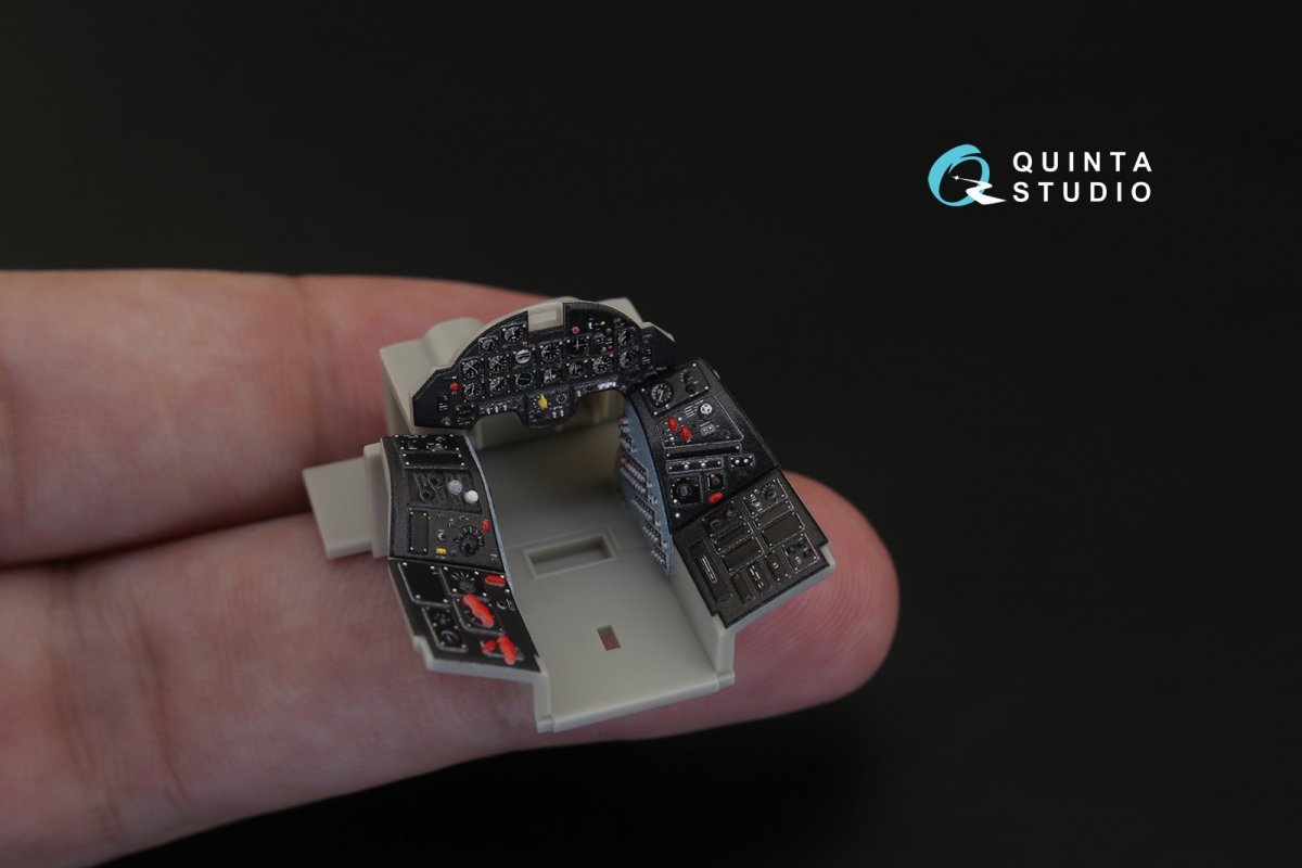 Quinta Studio QD48124 A-1J 3D-Printed &amp;amp; coloured Interior on decal paper (for Tamiya kit) 1/48 – imagen 5