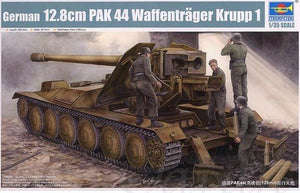 Trumpeter 05523 German 12.8cm PAK 44 Waffentrager Krupp 1 1/35