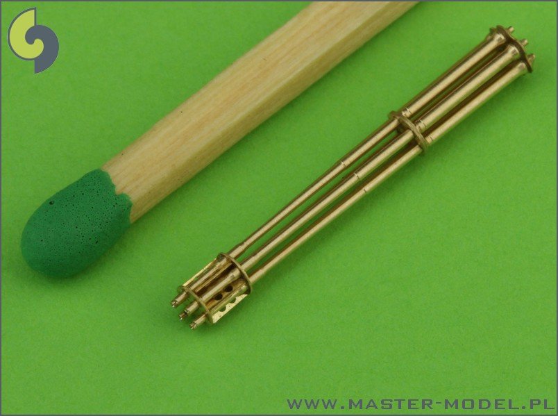 Master AM-72-039 M61 A1 Vulcan - Six-barrelled rotary 20mm cannon - turned barrels with etched barrel clamps – imagen 4