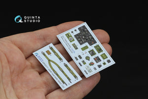 Intérieur imprimé en 3D et coloré sur papier décalcomanie Quinta Studio QD32255 Curtiss H-75 Hawk (Special Hobby) 1/32 – image 10