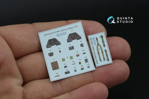 Quinta Studio QD72219 P-51B/P-51C Mustang 3D-Printed &amp;amp; coloured Interior on decal paper (Arma Hobby) 1/72 – zdjęcie 9