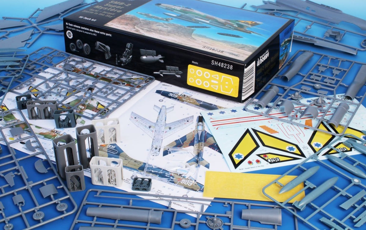 Special Hobby 48238 Dassault SMB-2 Super Mystere / Sa&amp;#39;ar - Israeli Storm in the Sky (Hi-Tech Kit) 1/48 – zdjęcie 16